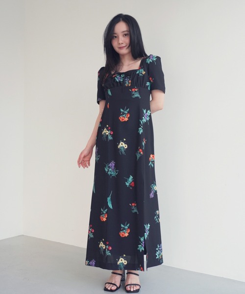 EIMY ISTOIRE（エイミーイストワール） ワンピース ボタニカルフラワー