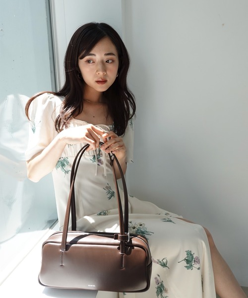 ボタニカルハーフスリーブワンピース eimy istoire eimy istoire ワンピース ボタニカルフラワーハーフスリーブ