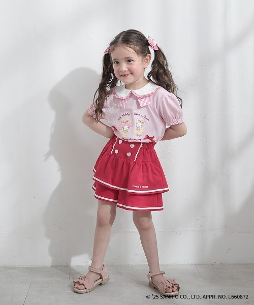 coeur a tシャツ マイメロディ 半袖Tシャツ キッズ 子供服 女の子