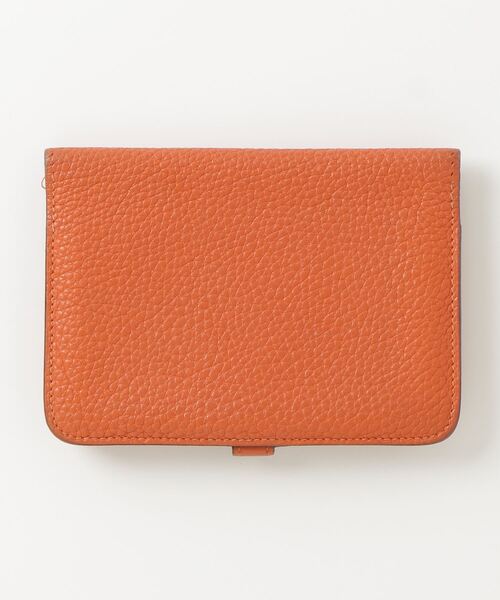 HERMES エルメス ドゴン オレンジ 二つ折り財布 HERMES 「HERMES」 ドゴン 二つ折り 財布 - オレンジ レディース