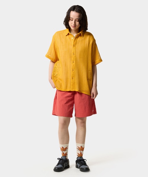 HUF シャツ APOLLO MESH SHIRT / 半袖シャツ 半袖 メンズ