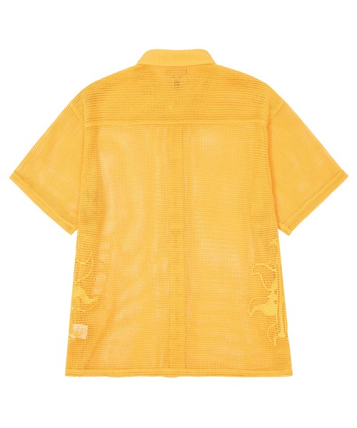 HUF オンブレ半袖シャツ　サイズL HUF [SALE]HUF オンブレ ワーク シャツ ブラック マルチ メンズ