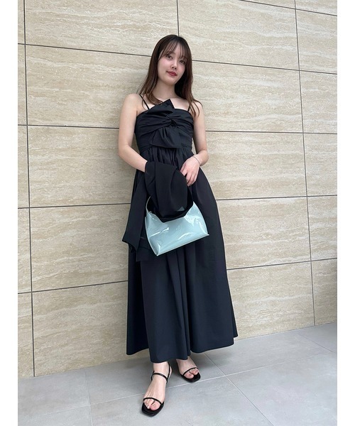 snidel ベアワンピ SNIDEL（スナイデル）の「ベアレイヤードニットワンピース