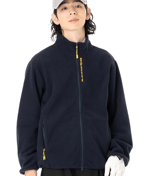 フリースジップジャケット NEWERA ニューエラ ゴルフXXL 2XL NEW ERA（ニューエラ） コート ジャケット ゴルフ ジャケット フリース