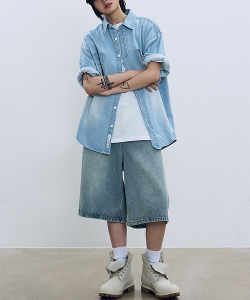 パンツ 「UNISEX」Filluminate／カーブバミューダパンツ レディース メンズ | F.ILLUMINATE | 09