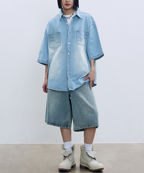 パンツ 「UNISEX」Filluminate／カーブバミューダパンツ レディース メンズ | F.ILLUMINATE | 10