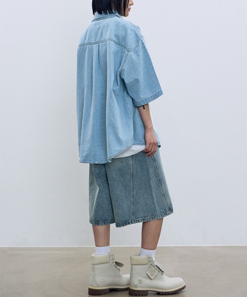 パンツ 「UNISEX」Filluminate／カーブバミューダパンツ レディース メンズ | F.ILLUMINATE | 12