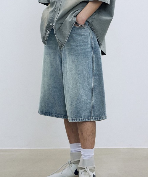 パンツ 「UNISEX」Filluminate／カーブバミューダパンツ レディース メンズ | F.ILLUMINATE | 14