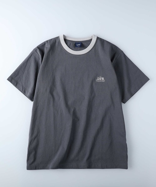 「Lee」 半袖Tシャツ X-LARGE ダークグレー メンズ