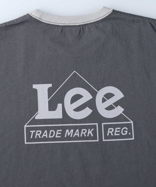 「Lee」 半袖Tシャツ X-LARGE ダークグレー メンズ