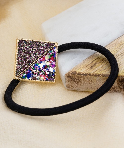 ヘアゴム No.57 ヘアゴム No.57 ヘアゴム ラメ グリッター ひしがた : ZOZOTOWN Yahoo