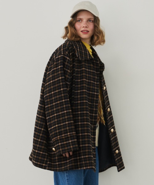 Unitage（ユニテージ） ステンカラーコート コート 金釦ミドルコート