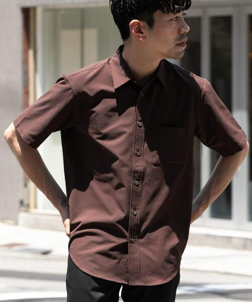 URBAN RESEARCH ROSSO MEN シャツ 「XLサイズあり」マイクロサッカー