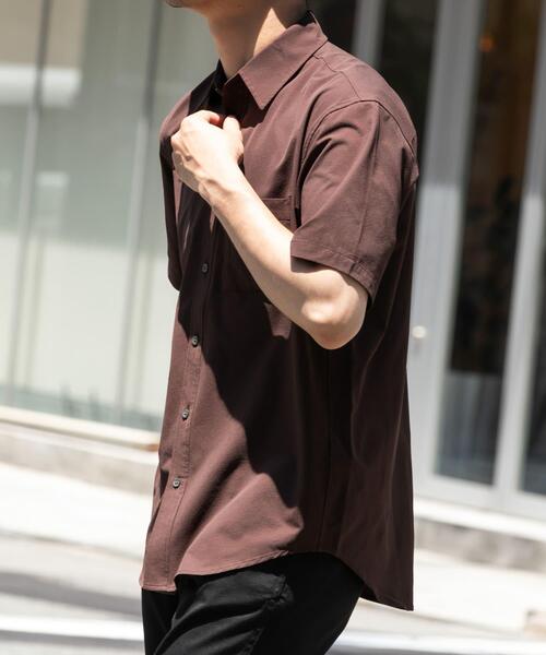 URBAN RESEARCH ROSSO MEN シャツ 「XLサイズあり」マイクロサッカー