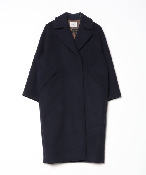 IENA (イエナ) テーラードコートジャケット レディース ネイビー 中古・古着通販】IENA (イエナ) テーラードコートジャケット ネイビー