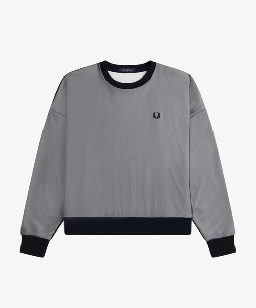 FRED PERRY トレーナー スウェット Mesh Overlay Sweatshirt