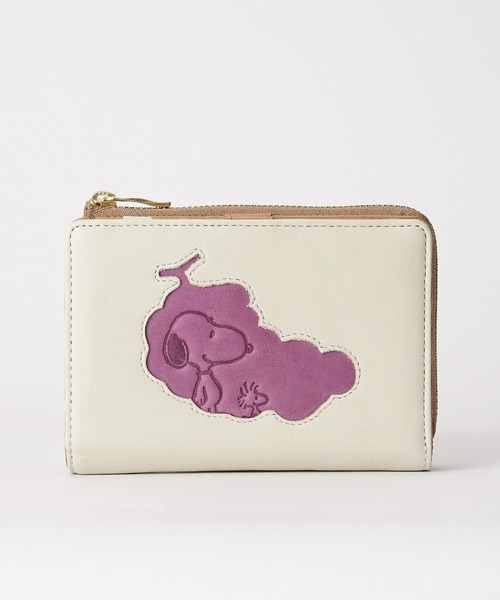SNOOPY（スヌーピー） 財布 PEANUTS ピーナッツ 二つ折り財布 フルーツ