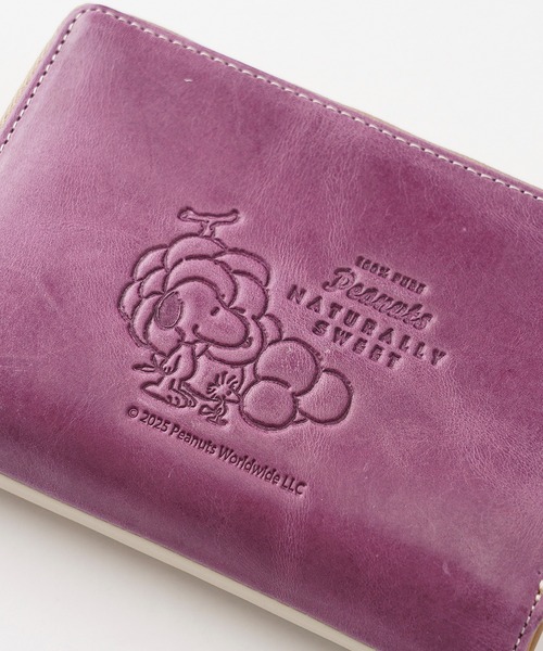 SNOOPY（スヌーピー） 財布 PEANUTS ピーナッツ 二つ折り財布 フルーツ