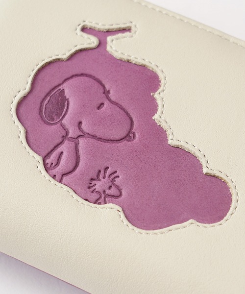 SNOOPY（スヌーピー） 財布 PEANUTS ピーナッツ 二つ折り財布 フルーツ