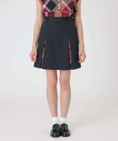 BURBERRY BLUE LABEL デニムミニスカート BURBERRY BLUE LABEL - バーバリー デニム スカート ノヴァ