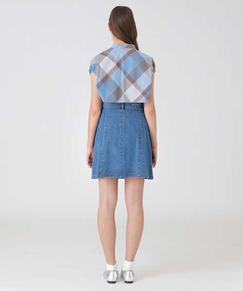 BLUE LABEL CRESTBRIDGE デニムスカート BLUE LABEL CRESTBRIDGE デニムスカート ストレッチデニム
