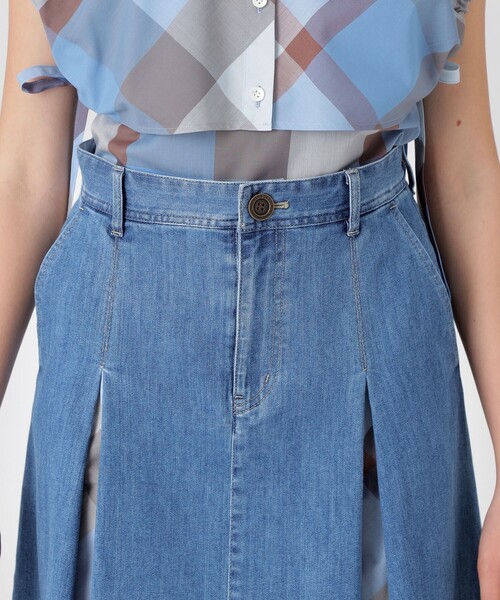 BURBERRY BLUE LABEL デニムミニスカート BLUE LABEL CRESTBRIDGE デニムスカート デニムミニスカート