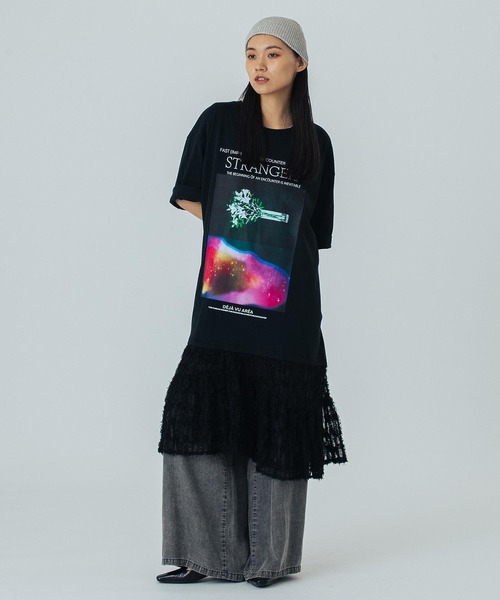 ワンピース (OKIRAKU×ROSEBUD)DOCKING GRAPHIC DRESS_18