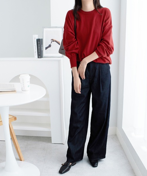 Viola e Viola（ヴィオラ エ ヴィオラ） ニット セーター 「綿タッチ