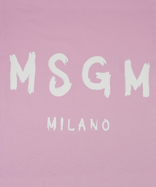 MSGM（エムエスジーエム） tシャツ 「NEW」MSGM ブラッシュロゴTシャツ