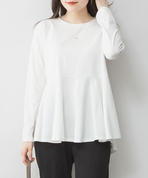 RCD tシャツ 裾フレア長袖カットソー レディース : ZOZOTOWN Yahoo!店