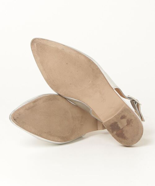 「PARADIS COULEUR」 フラットサンダル 35 シルバー レディース_画像3