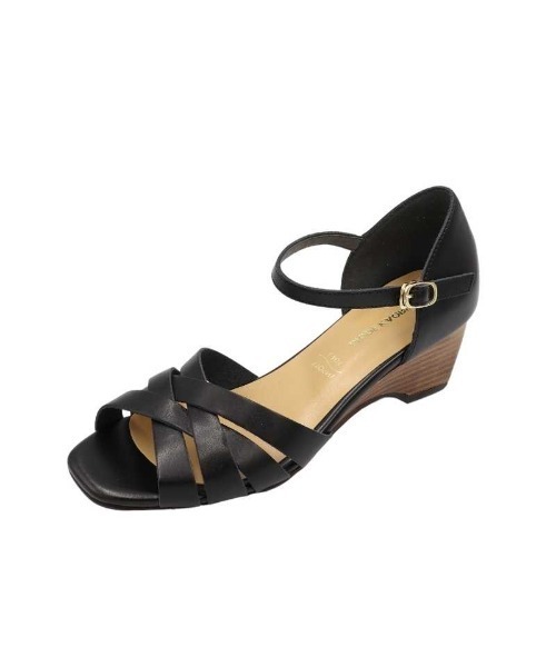 「MODE KAORI」 ヒールサンダル 24cm ブラック レディース_画像5