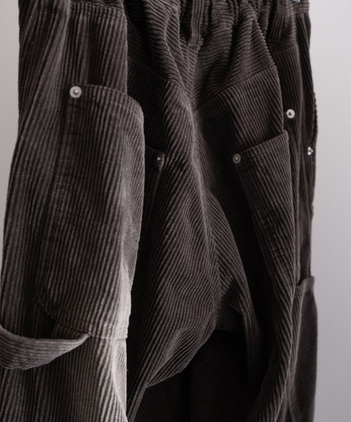 RUUBON パンツ faded corduroy double knee pants / フェイディッド