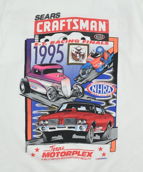 VINTAGE tシャツ 「USED」90's Sports Service “NHRA E.T. Racing