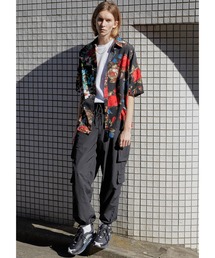 「UNSELDs」 半袖シャツ MEDIUM ネイビー メンズの画像6