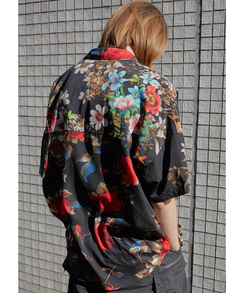 「UNSELDs」 半袖シャツ MEDIUM ネイビー メンズの画像7