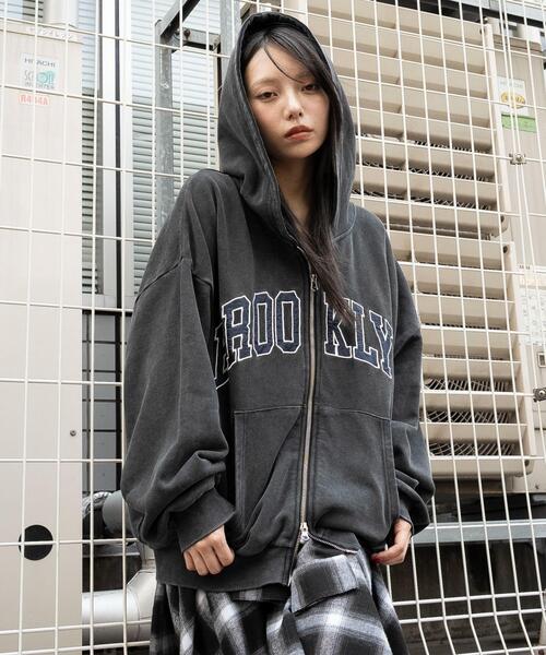 WEGO パーカー WEGO/「25年秋冬新作」グラフィックBIGZIP