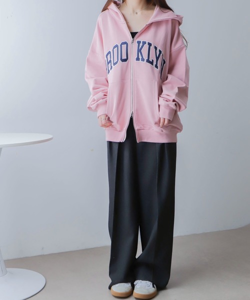 WEGO（ウィゴー） パーカー WEGO/「25年秋冬新作」グラフィックBIGZIP