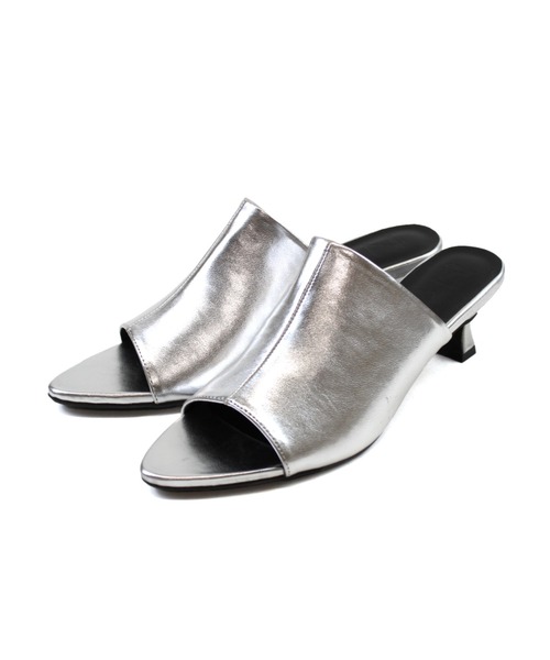 「VIVIAN」 ミュール M シルバー レディース_画像5