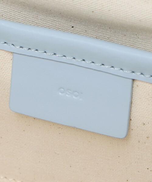ショルダーバッグ バッグ 「別注」「OSOI」BOAT WIDE MINI LT.BLUE