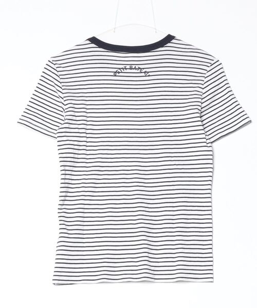 「PETIT BATEAU」 半袖Tシャツ FREE ブラック レディース_画像2