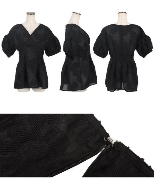 「KOBE LETTUCE」 半袖ブラウス M ベージュ レディース_画像7