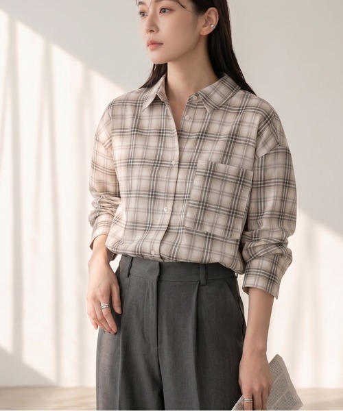ブラウス シャツ Idnes 2wayカシュクールシャツ レディース : ZOZOTOWN 