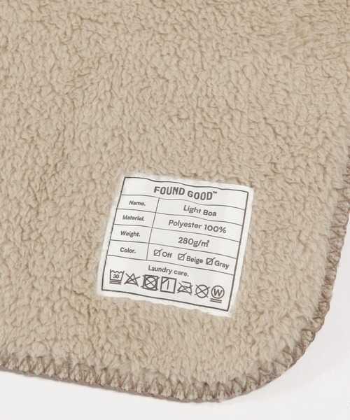 G.B California ブランケット グランフランセヌーベル ひざ掛け グレージュ L8055076 ジャンル（毛布