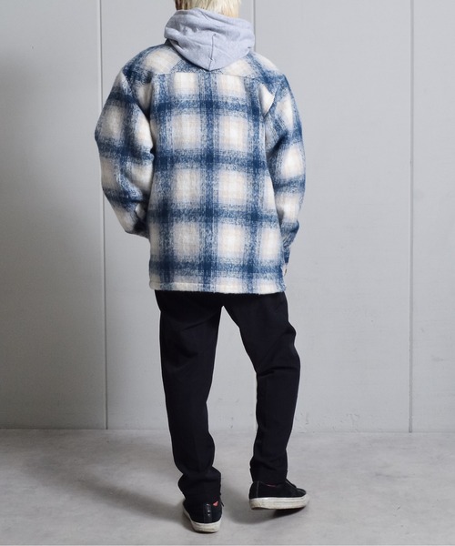 DOUBLE STEAL（ダブルスティール） コート ジャケット 起毛オンブレ