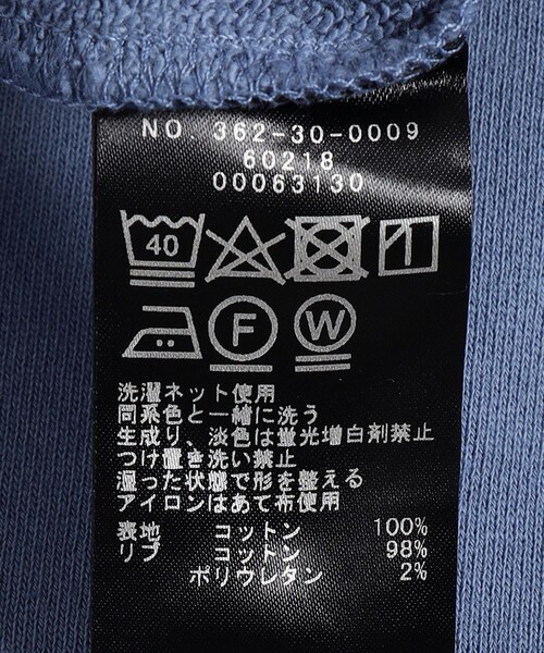 「SHIPS Days」 プルオーバーパーカー ONE SIZE ブルー レディース_画像9