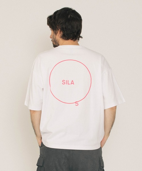 「SILAS」 半袖Tシャツ L ホワイト メンズ_画像3
