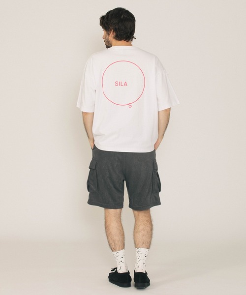 「SILAS」 半袖Tシャツ L ホワイト メンズ_画像7