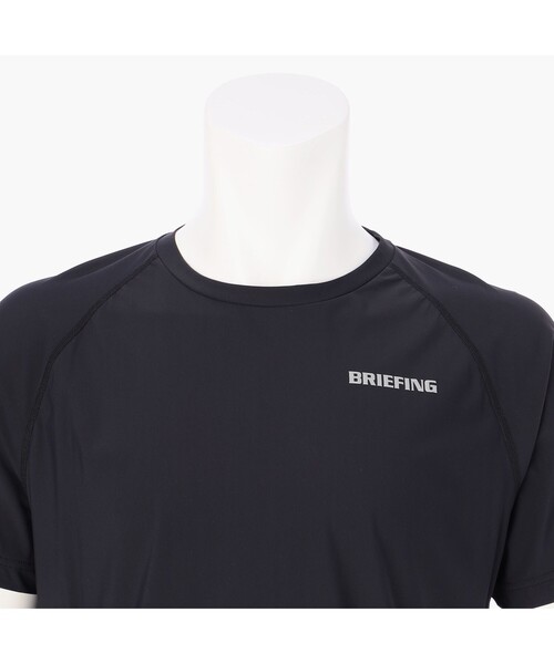 BRIEFING（ブリーフィング） 半袖Tシャツ L ブラック メンズ