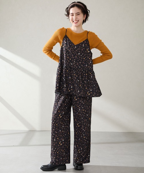 WA ORiental TRaffic ブーツ 厚底 リブニット バックジップ ブーツ